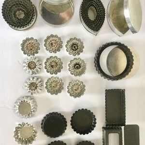 Petit Four, Tartlet Molds & Fluted Pastry Cutters